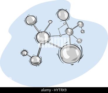 molecule vector icon Stock Vector Image & Art - Alamy