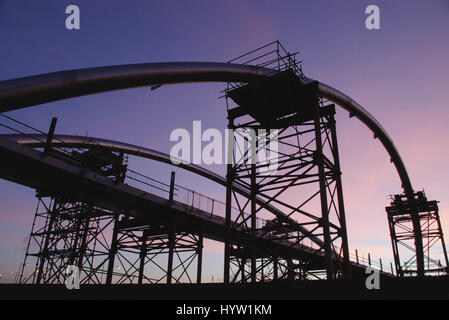 Celtic Gateway Footbridge under construction Stock Photo