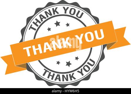 Thank you stamp, Stock vector