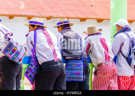 Indigenous man in Todos Santos Cuchumatan village in Guatemala Stock Photo