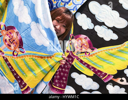 Tokyo, Japan. 26th Apr, 2017. Love and Peace Dragon on display at the Licensing Expo 2017 at Tokyo Big Sight Japan Wednesday April 26, 2017. Photo by: Ramiro Agustin Vargas Tabares Credit: Ramiro Agustin Vargas Tabares/ZUMA Wire/Alamy Live News Stock Photo