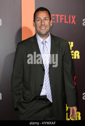 Hollywood, USA. 06th Apr, 2017. Adam Sandler, at Premiere of Netflix's 'Sandy Wexler at The ArcLight Cinemas Cinerama Dome in California on April 06, 2017. Credit: Fs/Media Punch/Alamy Live News Stock Photo