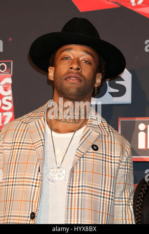 Los Angeles, CA, USA. 5th Mar, 2017. LOS ANGELES - MAR 5: Ty Dolla Sign at the 2017 iHeart Music Awards at Forum on March 5, 2017 in Los Angeles, CA Credit: Kathy Hutchins/via ZUMA Wire/ZUMA Wire/Alamy Live News Stock Photo