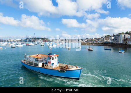 Falmouth cornwall Ferry landing at the Prince of Wales Pier Landing Falmouth  Cornwall England West Country UK GB  Britain eu europe Stock Photo