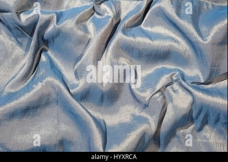 Fabric background in blue color Stock Photo