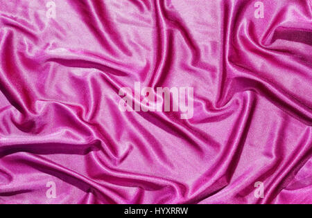 Pink folded cloth Stock Photo
