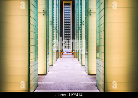 NAGASAKI, JAPAN - MARCH 27, 2017: Peace Memorial Halls for the Atomic Bomb Victims in Nagasaki. Stock Photo