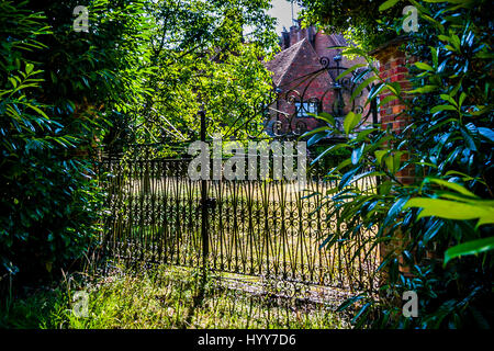 UNITED KINDOM: HAUNTING images reveal the crumbling remains of the Oxfordshire mansion – purportedly worth £12M and once owned by Pink Floyd’s David Gilmour. The eerie photographs show crockery still on display in cabinets in the dining room and crumbling walls that have collapsed into corridors, one room is home to a pool table that looks like it has been abandoned mid-game and an elaborate mural decorates the walls. Outside in the garden, weeds have taken over the patio and swamped the desolate table and chairs and some bushes have grown taller than the downstairs windows. The spooky images  Stock Photo