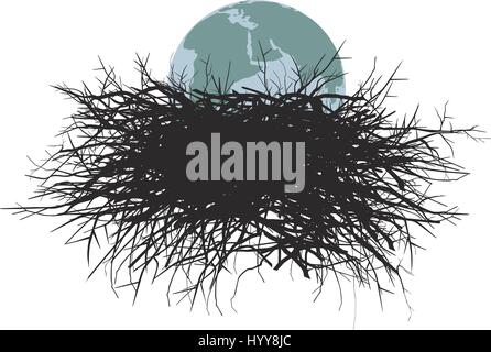 Caring for the world Stock Vector