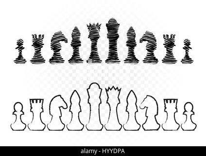 Rook, castle. Black and white rook with a description of the position on  the chessboard and moves. Educational material for beginner chess players.  8383074 Vector Art at Vecteezy