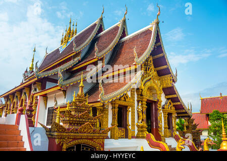 Wat Rajamontean, Chiang Mai, Chiang Mai Province, Northern Thailand, Thailand Stock Photo