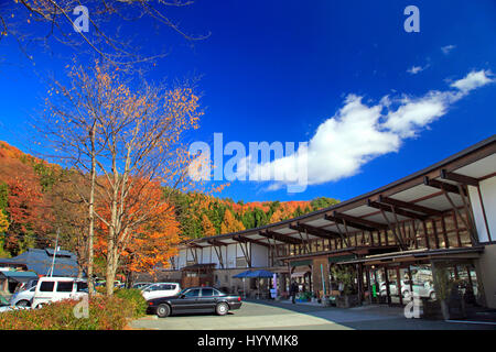 Hanasakunoyu Spa in Katashina-mura Village Gunma Prefecture Japan Stock Photo