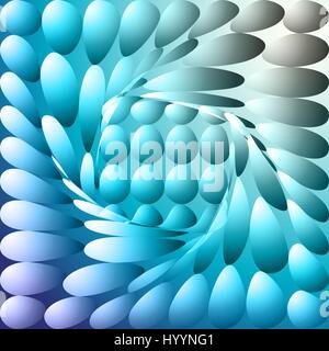 Abstract blue purple gray background ovals in the form of eggs Stock Vector