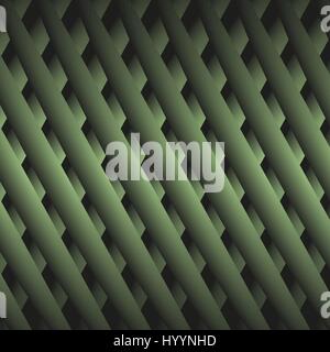 Abstract dark green background in the form of blinds Stock Vector