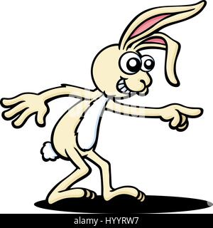 Download Easter Bunny Cool Rabbit Cartoon Giving Thumbs Up Stock ...