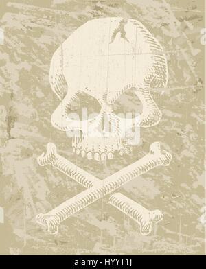 Skull. Vector Illustration. Stock Vector