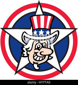 Uncle Sam Vector Illustration Stock Vector