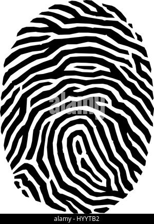 Finger print Vector Illustration Stock Vector