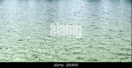 blue water background, wavy surface Stock Photo