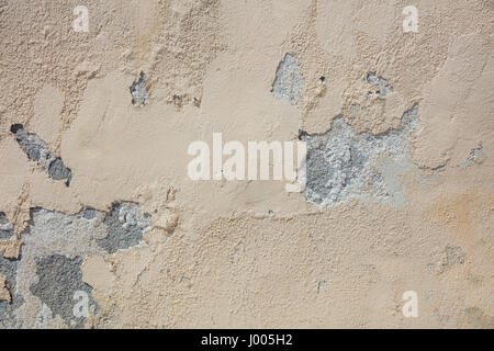 Painted wall background with paint partly faded Stock Photo