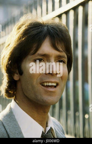 Cliff Richard at 40 years old photographed in Manchester Square, London  Featuring: Cliff Richard Where: London, United Kingdom When: 14 Oct 1980 Credit: George Chin//IconicPix/WENN.com/Cover Images  **Only available for publication in UK, USA, Germany** Stock Photo