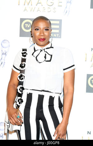 Pasadena, CA, USA. 10th Feb, 2017. LOS ANGELES - FEB 10: Aisha Hinds at the Non-Televisied 48th NAACP Image Awards at Pasadena Conference Center on February 10, 2017 in Pasadena, CA Credit: Kathy Hutchins/via ZUMA Wire/ZUMA Wire/Alamy Live News Stock Photo