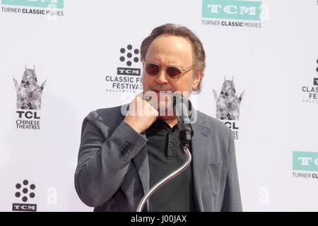 Los Angeles, CA, USA. 7th Apr, 2017. Billy Crystal at a public appearance for Carl Reiner and Rob Reiner Hand- and Footprint Ceremony, TCL Chinese Theatre (formerly Grauman's), Los Angeles, CA April 7, 2017. Credit: Priscilla Grant/Everett Collection/Alamy Live News Stock Photo