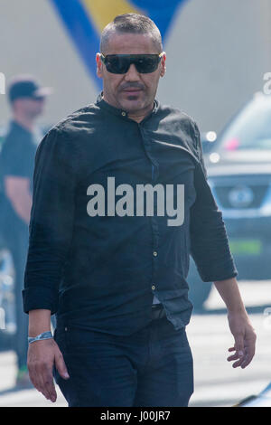 Sydney, Australia - 8th April 2017: Owner of the Queen Street Group / Customs Mohamed Ibrahim  seen at the 2017 Sydney Jamboree Drag Racing event which took place at the Sydney Dragway. Photos show Mohamed Ibrahim. Credit: Triangular Pics / Alamy Live News Stock Photo