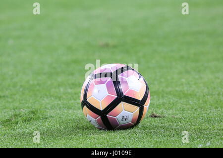 Turin, Italy. 08th Apr, 2017. The Serie A football match between Juventus FC and AC Chievo Verona at Juventus Stadium on April 08, 2017 in Turin, Italy. The final result of the match is 2-0. Credit: Massimiliano Ferraro/Alamy Live News