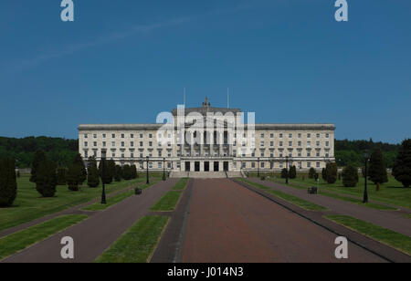 Stormont Parliament Buildings, Belfast, Northern Ireland. The seat of the Northern Ireland Assembly. Stock Photo