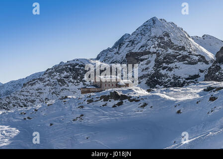 Pennine Alps in Alagna Valsesia, Piedmont Stock Photo