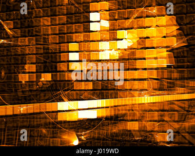 Chaos cubes - abstract digitally generated image Stock Photo