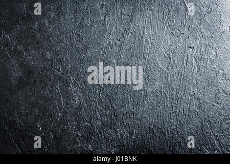 Black stone background - rustic empty copy space for text. Stock Photo