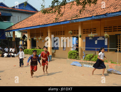 Primary School Children Education Phnom Penh Cambodia South East Asia ...
