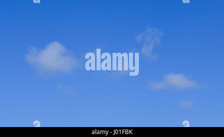 white clouds on blue sky background in sunny day Stock Photo