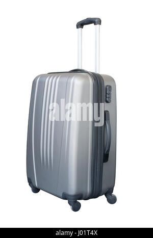 suitcase luggage travel isolated on white background Stock Photo