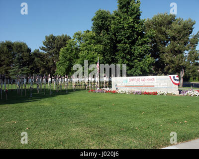 Iraq and Afghanistan War Memorial Stock Photo