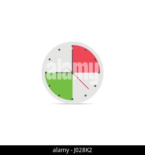 Simple watch icon Stock Vector