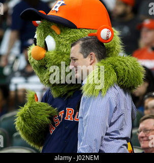 Houston, United States. 18th Apr, 2023. Houston Astros mascot