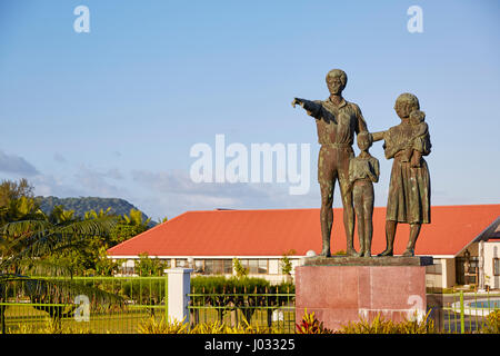 Family Planning monument, Port Vila, Efate Island, Vanuatu Stock Photo