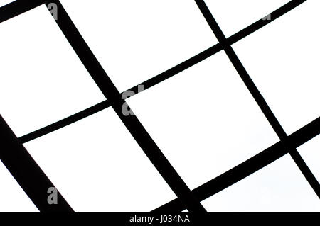 Abstract lines  black and white geometric pattern Stock Photo