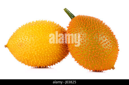 Gac fruit isolated on white background. Stock Photo