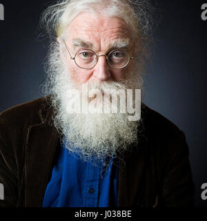 Portrait de Irving (Leonard) Finkel, archelogue-assyriologue, specialiste de l'Ancienne Mesopotamie au Department du Moyen-Orient du British-Museum a  Stock Photo