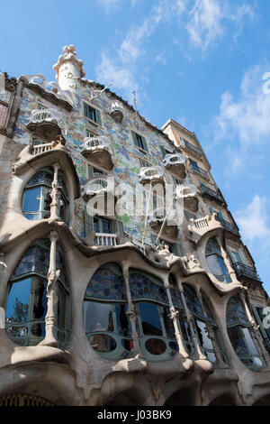 Exterior of Case Batllo, Barcelona Spain Europe EU Stock Photo - Alamy