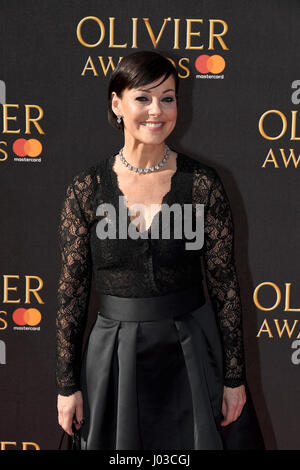 Ruthie Henshall attending the Olivier Awards 2017, held at the Royal Albert Hall in London. Stock Photo