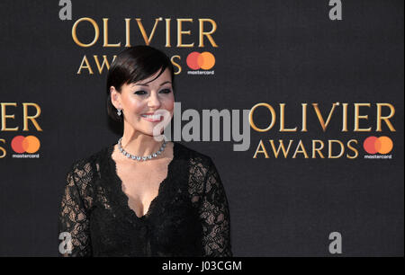 Ruthie Henshall attending the Olivier Awards 2017, held at the Royal Albert Hall in London. Stock Photo