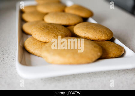 preparing homemade gingerbread in the kitchen Stock Photo