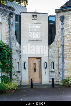 The T S Eliot Theatre Of Merton College Oxford In Rose Lane Opened The T S Eliot Theatre Of Merton College Oxford In Rose Lane Opened