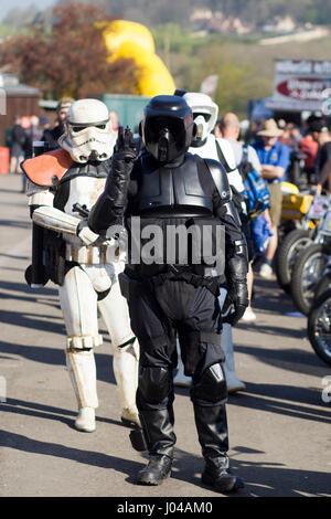 Stormtroopers fictional soldier in the Star Wars franchise at a show ground Stock Photo