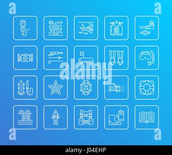 diving fins equipment with starfish vector illustration design Stock Vector  Image & Art - Alamy